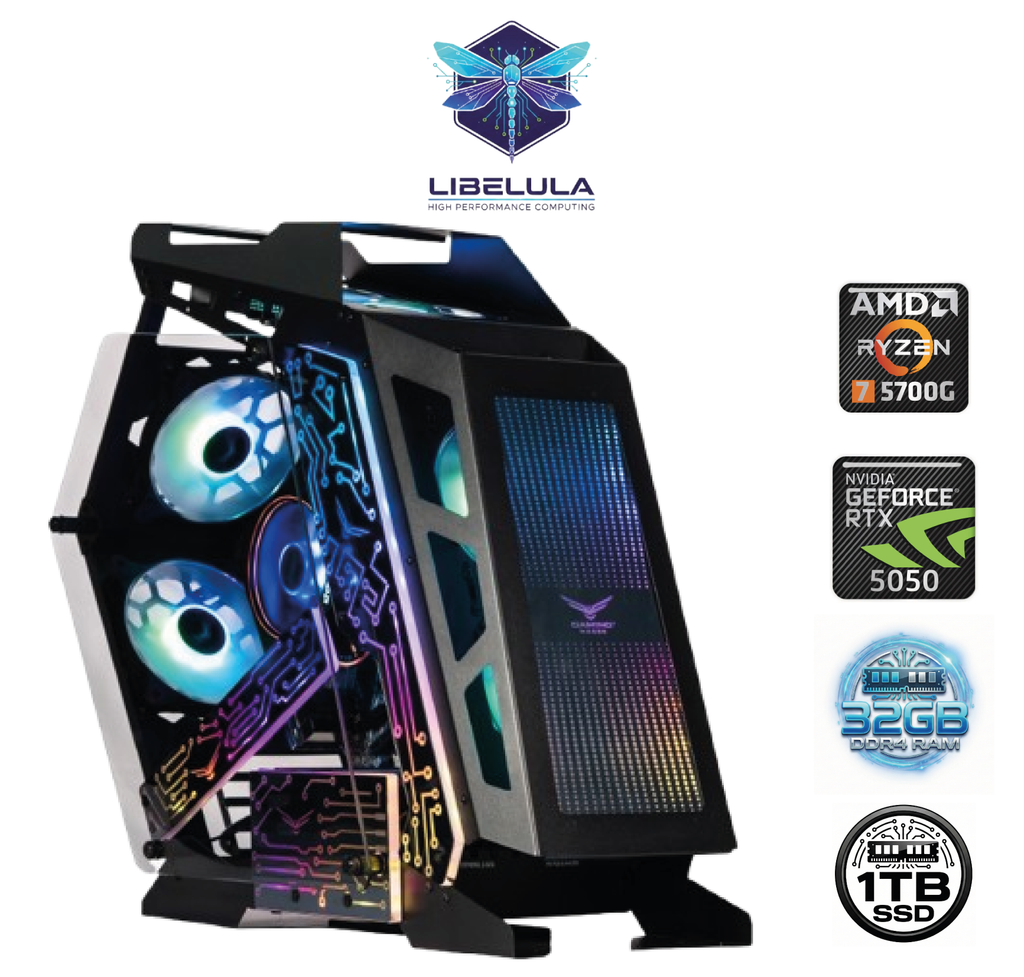 PC Gamer Pro | AMD Ryzen 7 5700G | NVIDIA RTX 5050 8GB | 32GB RAM DDR4 | 1TB SSD M.2
