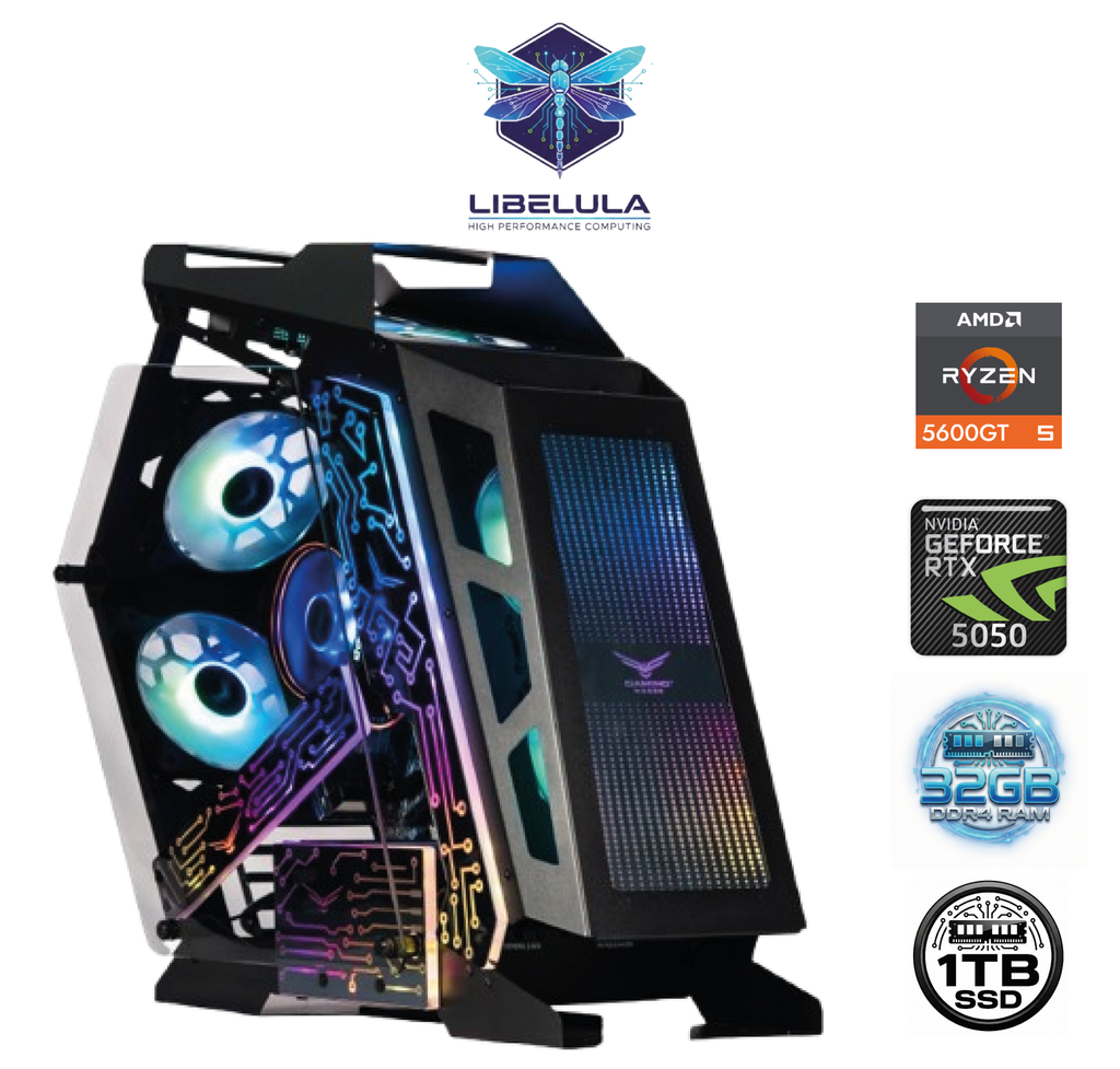PC Gamer AMD Ryzen 5 5600GT | NVIDIA RTX 5050 8GB | 32GB RAM | 1TB SSD - Edición Starter Pro