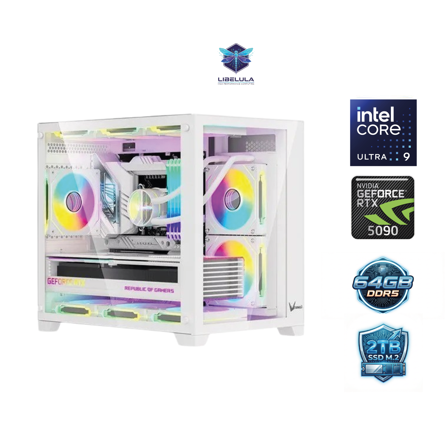 PC Gamer Extreme "Titanium": Intel Core Ultra 9 285K | RTX 5090 32GB GDDR7 | 64GB DDR5 | 2TB SSD